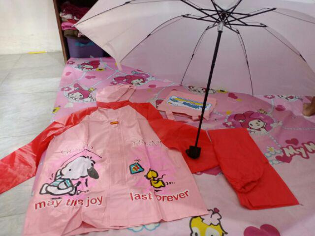 Payung Lipat 3 Putih Promosi/ Souvenir