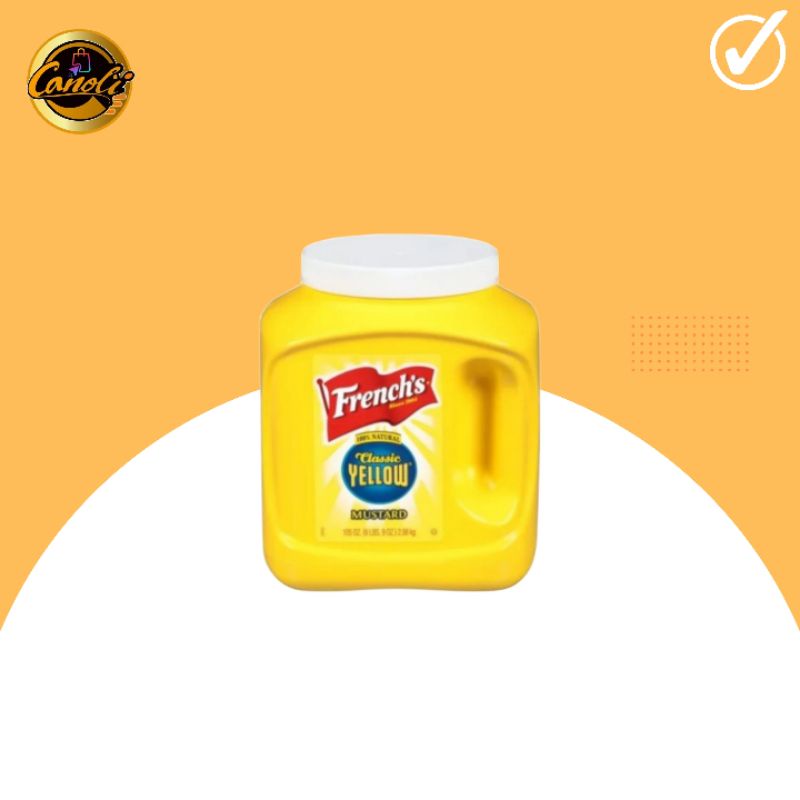 

french yellow classic mustard