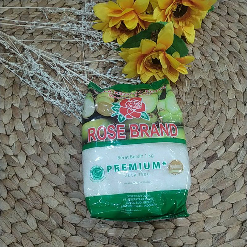 

Rose Brand Gula KUNING 1Kg( gambar hanya pemanis)