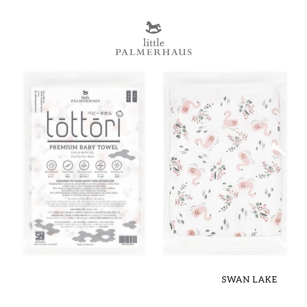 Little Palmerhaus Tottori Baby Towel girl (Tersedia Varian Motif)