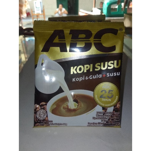 

Kopi ABC susu, renceng