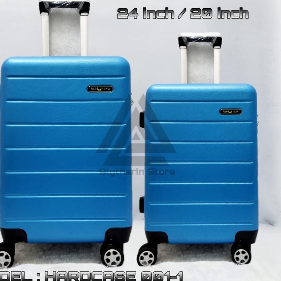 ➪ promo koper set ukuran 20inch 24inch beli 1 dapat 2 koper polo original polo vienna tidak mudah pe