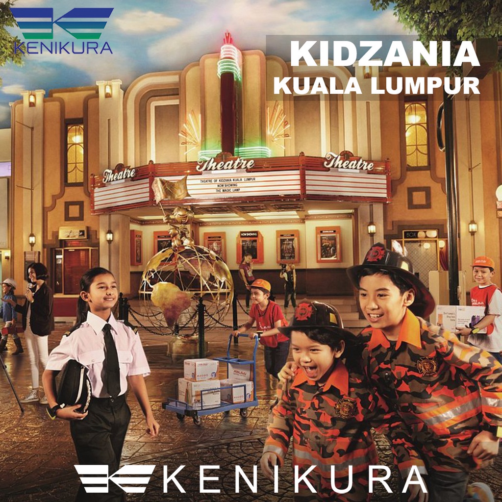 Tiket Kidzania Kuala Lumpur Dewasa Anak Kidzania KL Ticket Adult Child