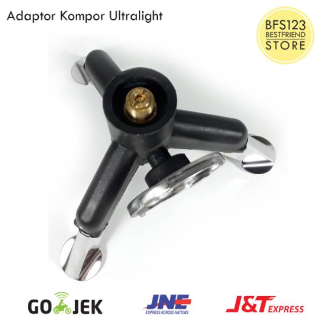 Adaptor Konverter Kompor Gas Canister ke Hicook Kaki Tiga