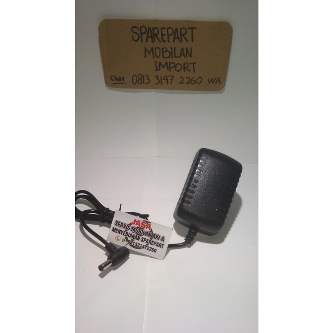 Cas Mobilan Aki Adaptor Mobil Mainan Charger Mobil Remot Control Anak Bombastis