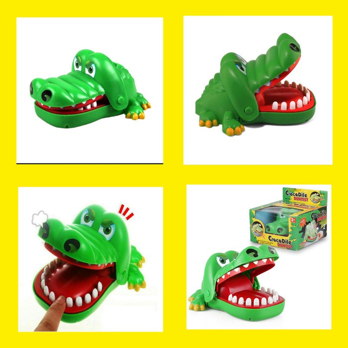 Crocodile Dentist Game / mainan gigit buaya / mainan edukasi crocodile