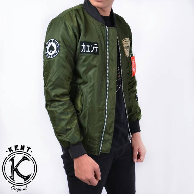 Kent Jaket Bomber KENT RIDER GREEN