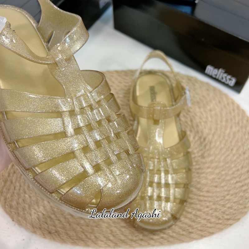 Sepatu Melissa possesion gold/sepatu jelly melissa/melissa gold/sepatu sandal melissa