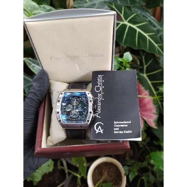 Alexandre Christie second AC 6411MC Chronograph Jam tangan pria bekas berkualitas