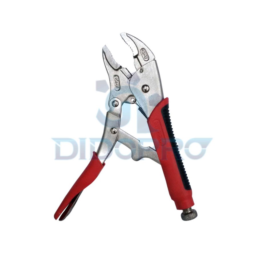 WIPRO Tang Buaya Tang Jepit 10 inch Gagang Lapis Karet Locking Pliers