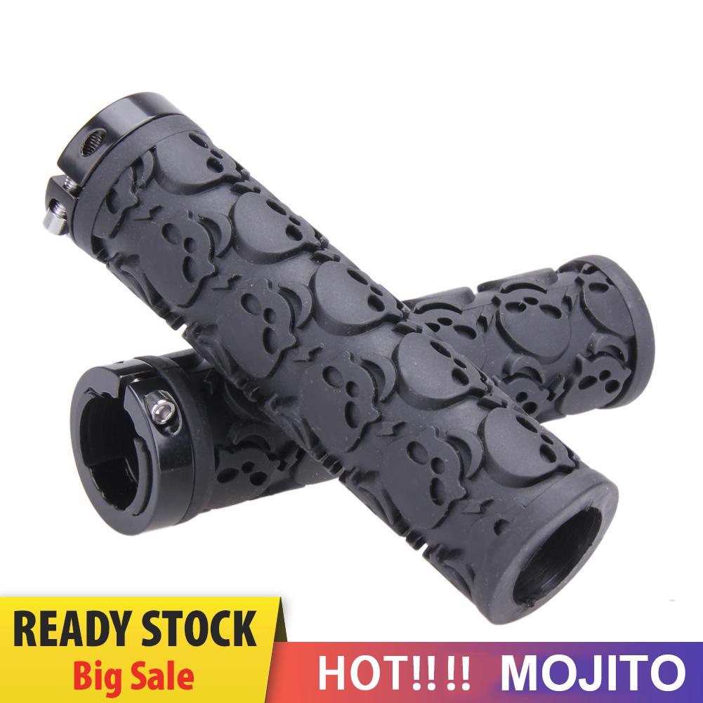 MOJITO Skull Mountain Bikes Bicycles Lockable Handlegrip Handlebar Grips Sleeve