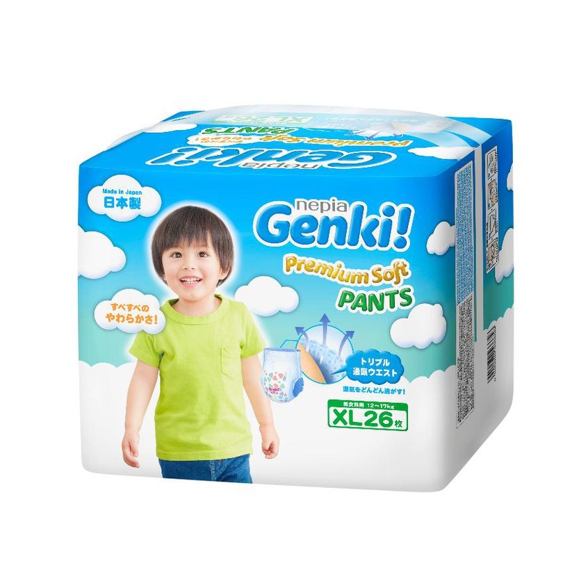 Nepia Genki XL Pants 26pcs