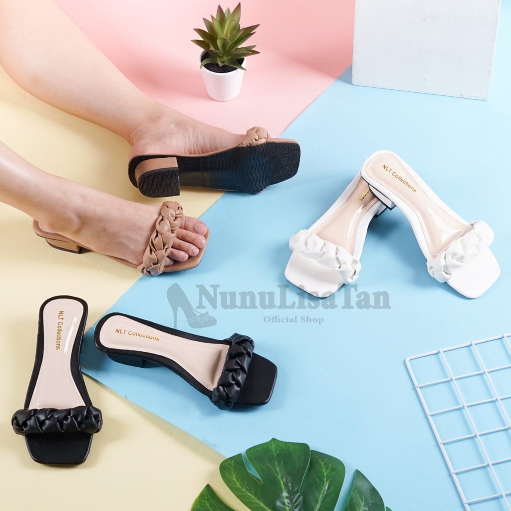 NunuLisaTan- cod high hels wanita model terbaru heels ANNA