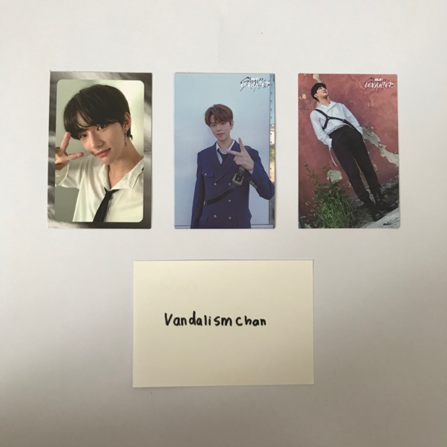 Hyunjin / Seungmin / Changbin levanter photocard