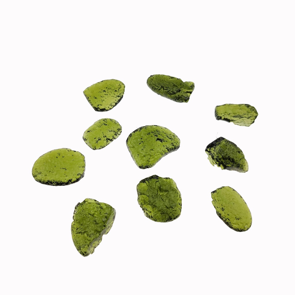 Lily Moldavite Batu Kristal Aksesoris Fashion Membuat Perhiasan DIY Art Jewelry Irregular Stone