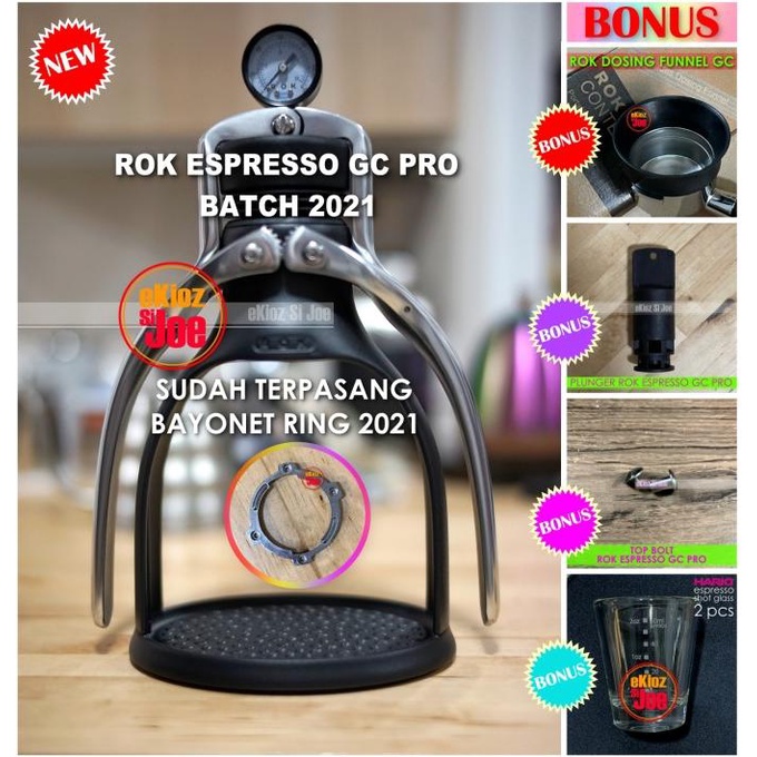 termurah ROK ESPRESSO GC BLACK PRO 2020 Coffee Maker PRESSO GC BLACK PRO 2020