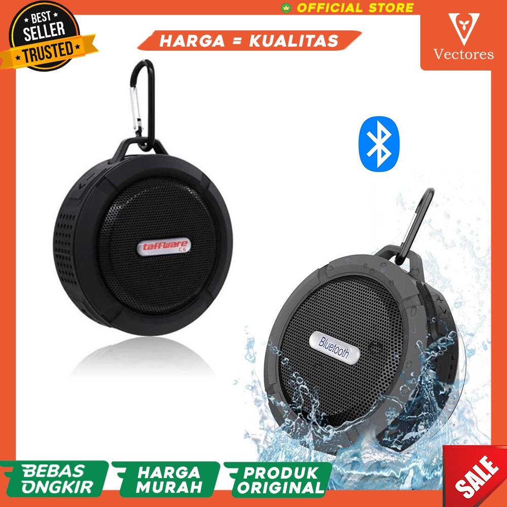 Original Speaker Mini Bluetooth Untuk Outdoor Camping Tahan Air Bass