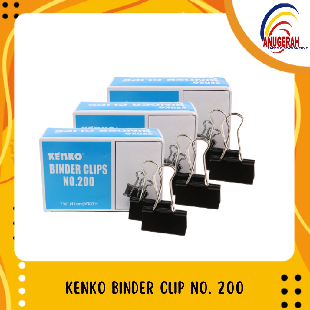 

KENKO BINDER CLIP NO. 200 (PCS)