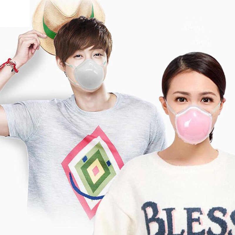 Masker Udara Electric Mask Respirator HEPA Filter USB Rechargeable Q7