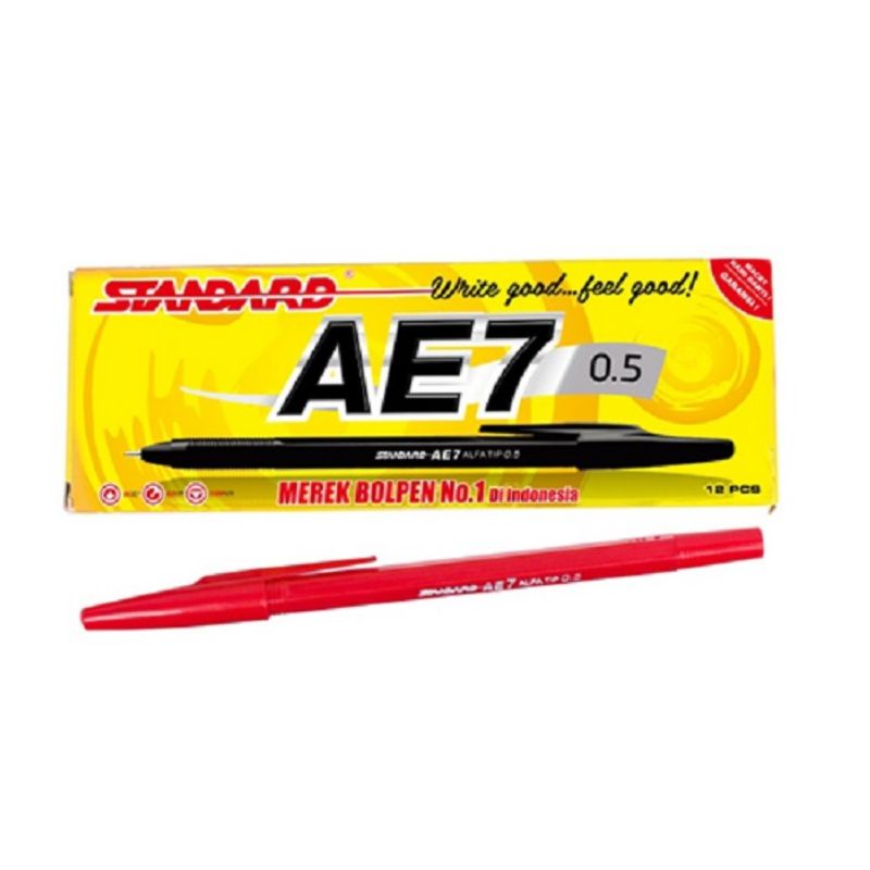 

PULPEN STANDARD 0 5 MERAH 1 PACK