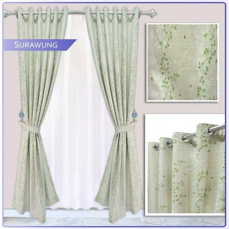 GORDEN PINTU GORDEN JENDELA MOTIF DAUN KEMANGI