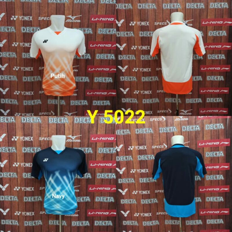 Baju Kaos Olahraga Badminton Yonex Import Kaos Bulutangkis Tenis Meja Y 5022 Import Murah
