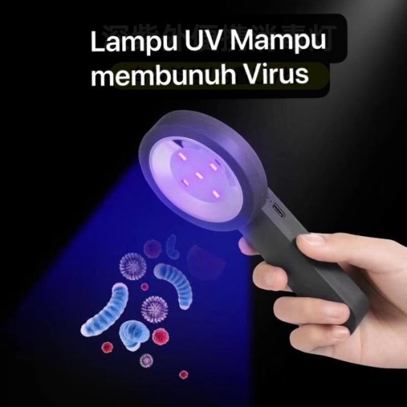 Senter Lampu UV ART - 006 Anti VIrus Basmi Virus Corona & Kuman Bakteri