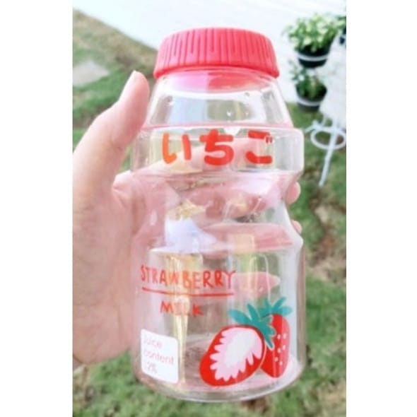 Botol Minum Anak Viral Yakult Lucu BPA FREE Botol Korea Tebal