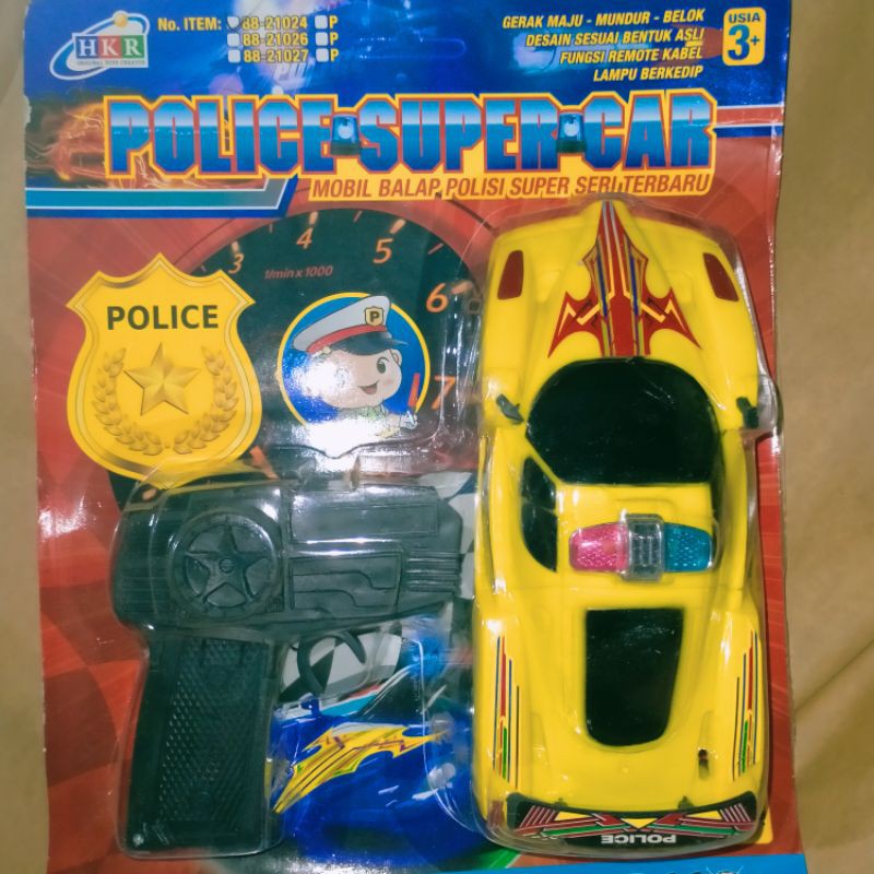 free batrai mainan mobil remot kabel polisi multiwarna/mainan rc polisi kabel/mainan mobil rc anak