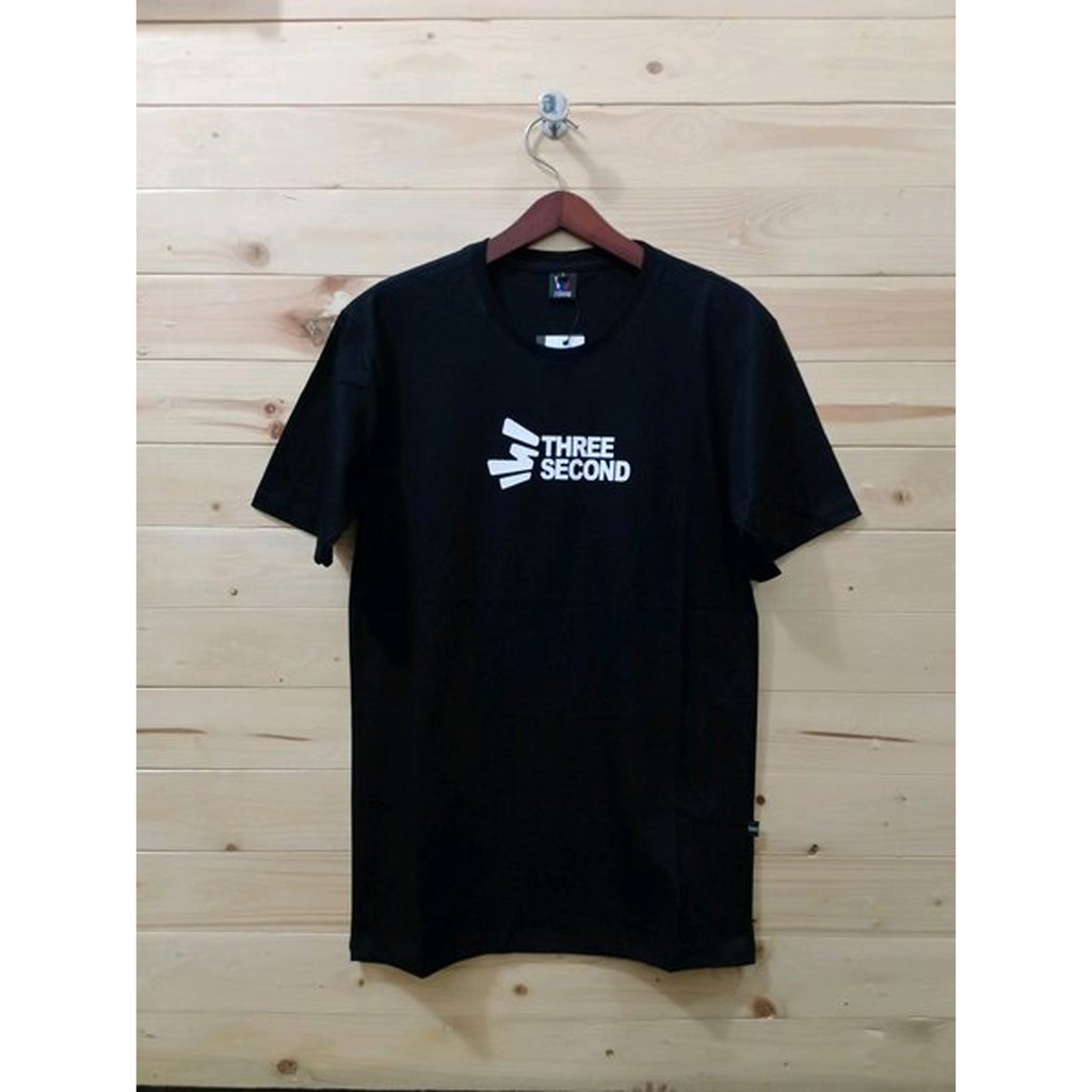 Kaos 3 SECOND Warna Hitam Terbaru