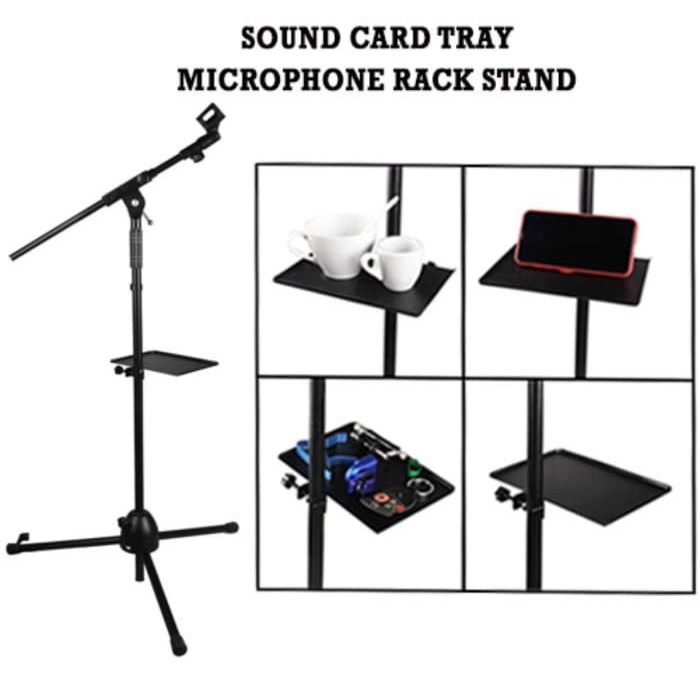 Sound Card V8 Tray Papan Broadcast live For Tripod - Holder Y4-002 Grosir