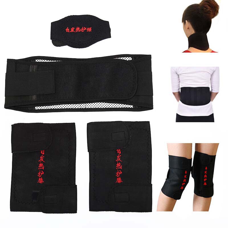 Alat terapi Therapi Magnetik Alat Kesehatan 1 SET SABUK PINGGANG LEHER DAN DEKER LUTUT Korset Berkua