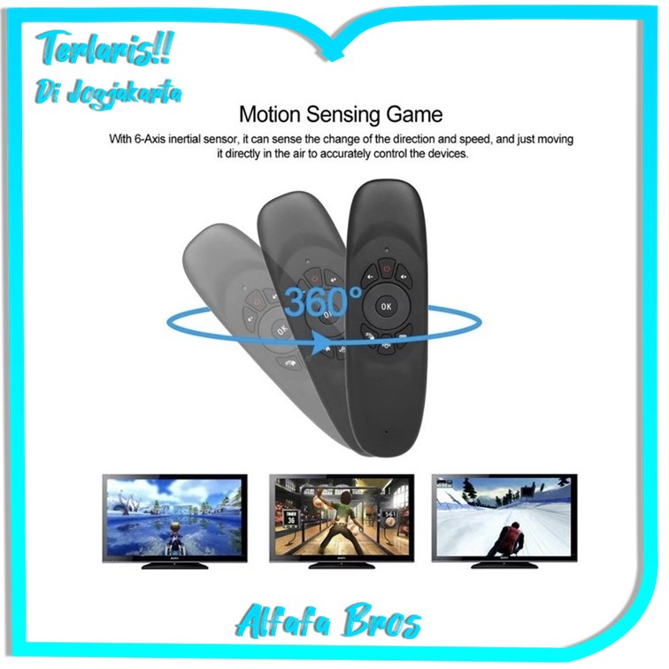 Mini Keyboard Wireless Air Mouse C120 Color Paling Laris AFB