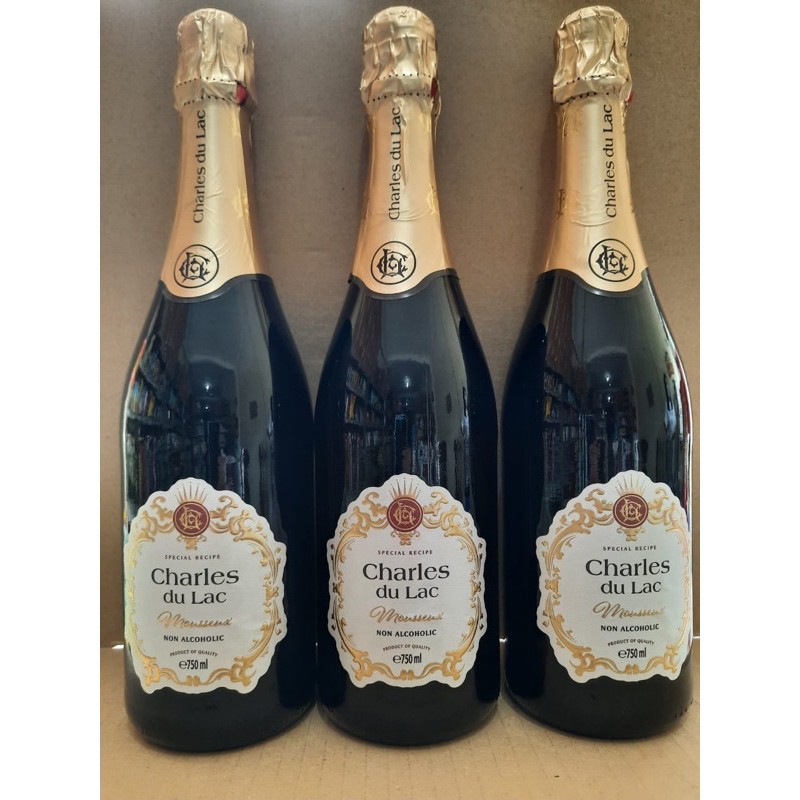 CHARLES DU LAC RED GRAPE NON ALCOHOL 750ml /ANGGUR MERAH TANPA ALKOHOL