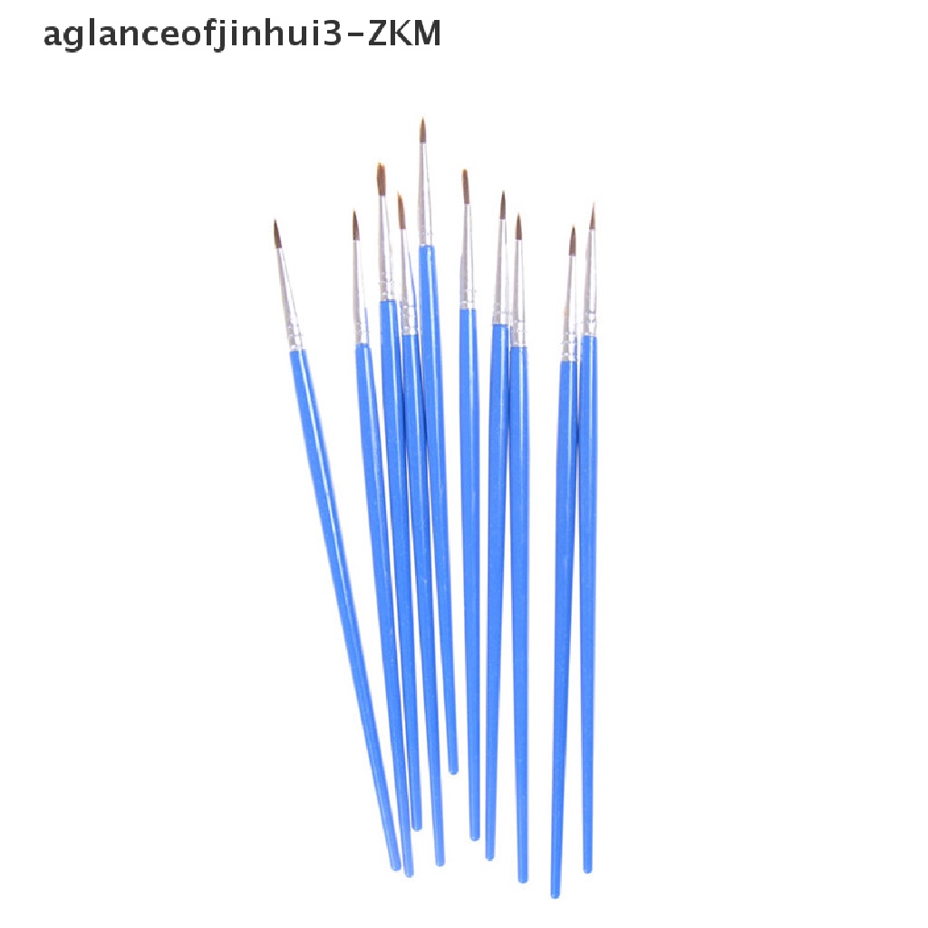 (AGID) 10pcs Kuas Lukis Anak