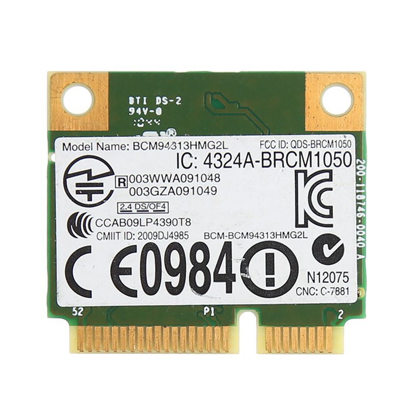 btsg 150M Wireless Wifi Mini PCI-E Card For Dell DW1501 0K5Y6D Broadcom BCM94313HMG2L