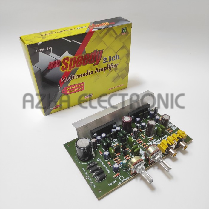 Kit Power Amplifier Subwoofer 2.1 Channel 12V DC