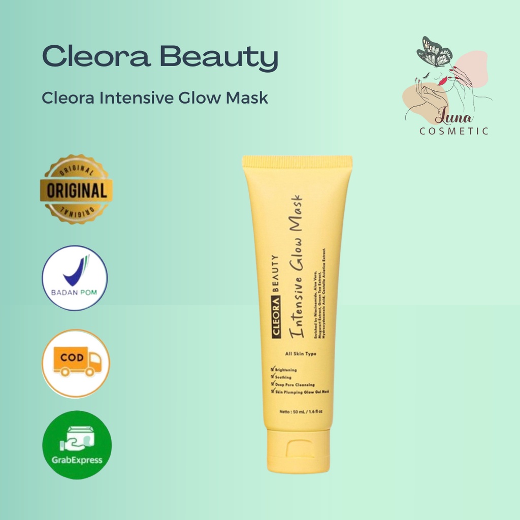 Cleora Intensive Glow Mask - Masker Wajah 50ml