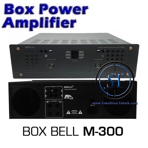 Box Power Amplifier M-300 Box Amply M300 Audio Casing Amplifier BELL