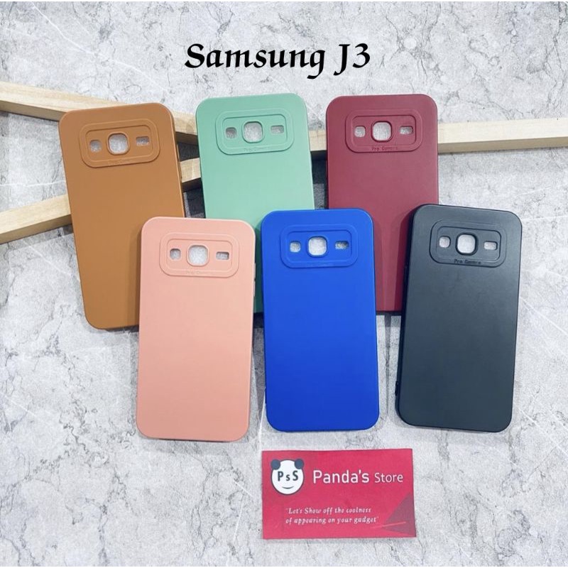 Softcase Pro Camera Samsung J3 Candy Case Full Color 3D Silikon TPU