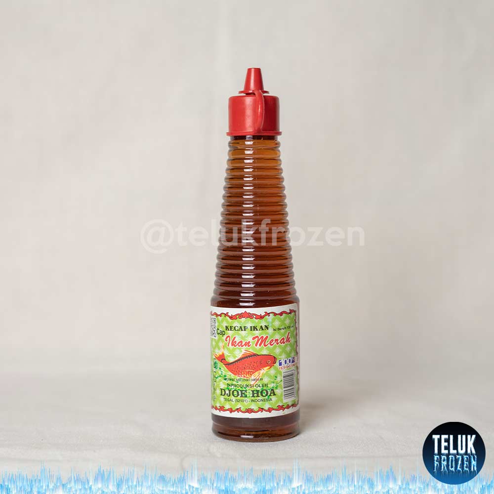

kecap ikan cap merah djoe hoa 135ml 135 ml fish sauce kecil botol plastik