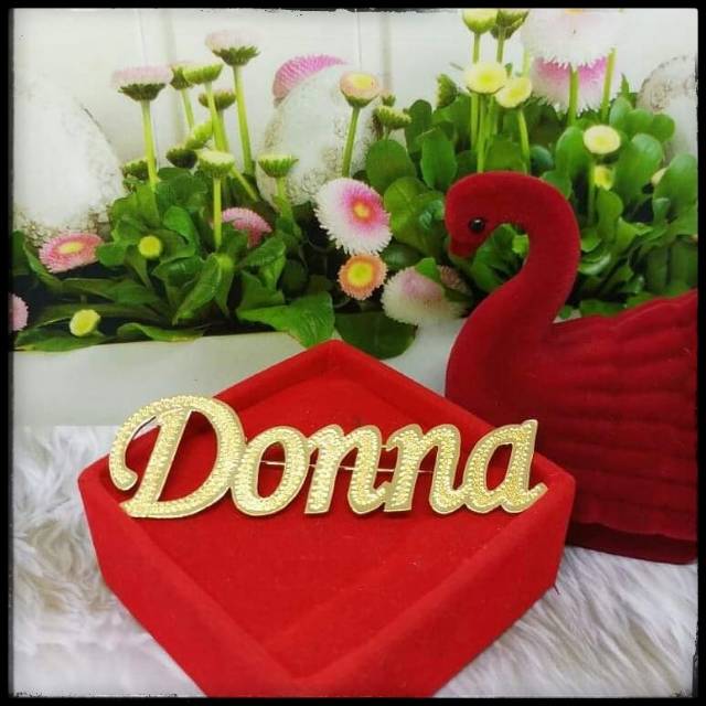 BROS NAMA /BROS UKIR NAMA(PEMBUATAN 2 HARI) /BROS BISA PESAN NAMA