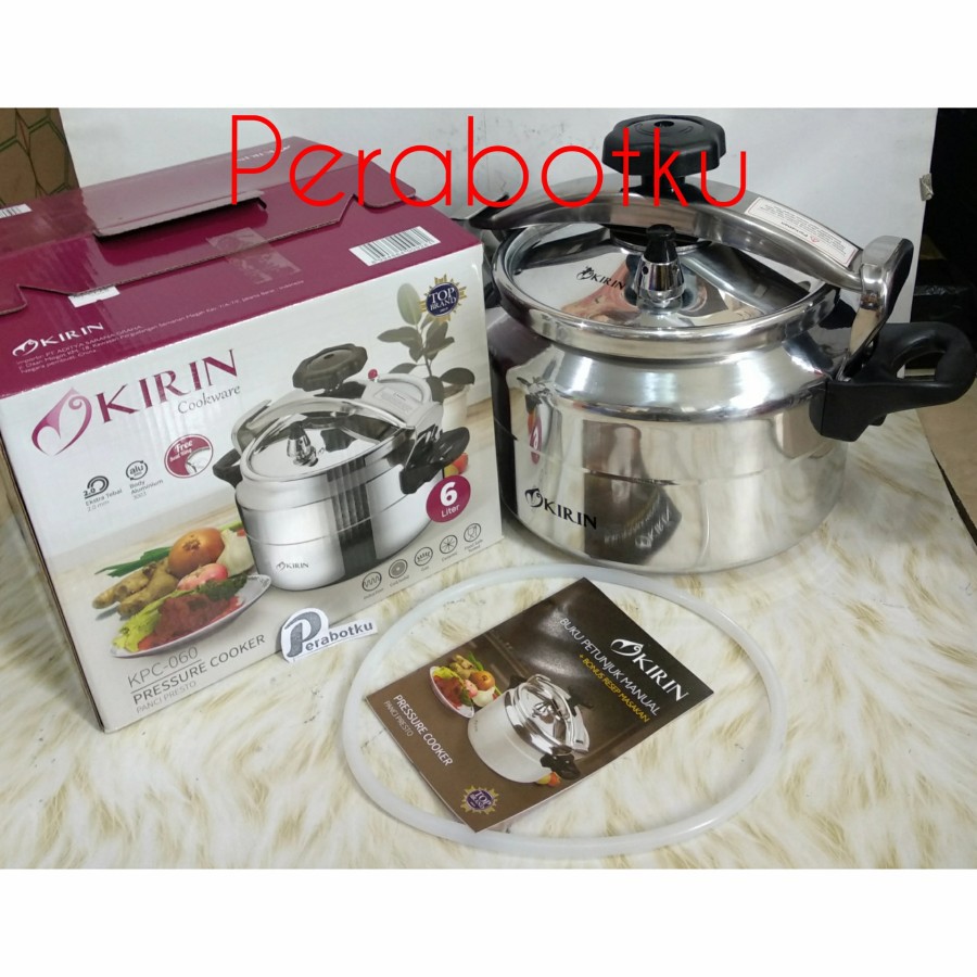 Pressure cooker KPC-060 Kirin 6 Liter / Panci Presto Kirin 6 Liter