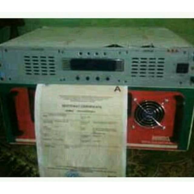 PEMANCAR FM STEREO PLL LCD 1000 WATT SOLID STATE SERTIFIKASI