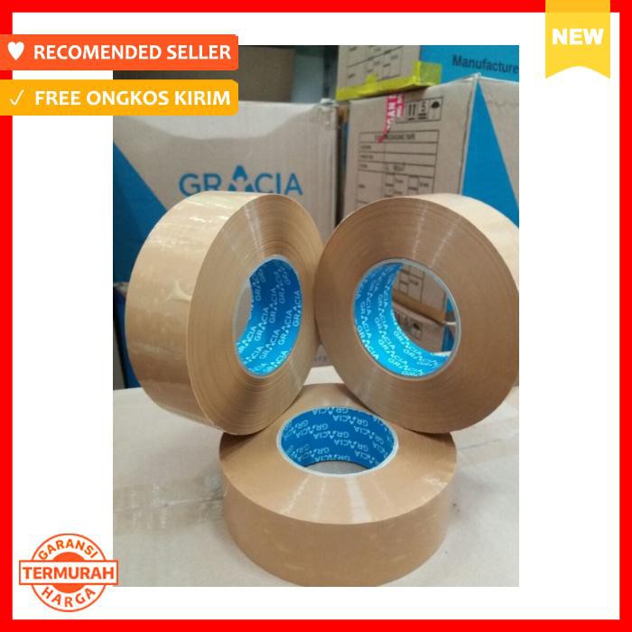 

Saleee....!!! Lakban Bening / Coklat Jumbo 300 Meter - Pengikat & Perekat - Selotip & Double Tape