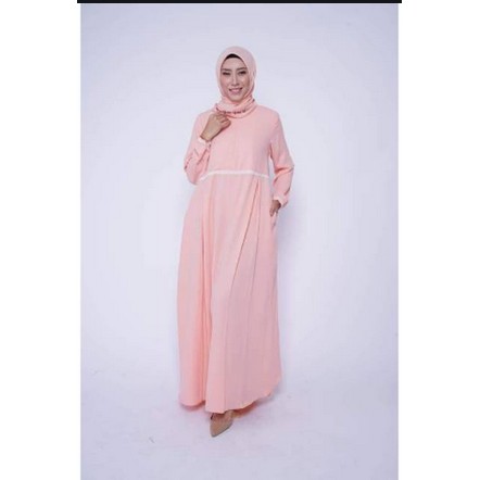Gamis Elzatta Polos Gamis Flinen