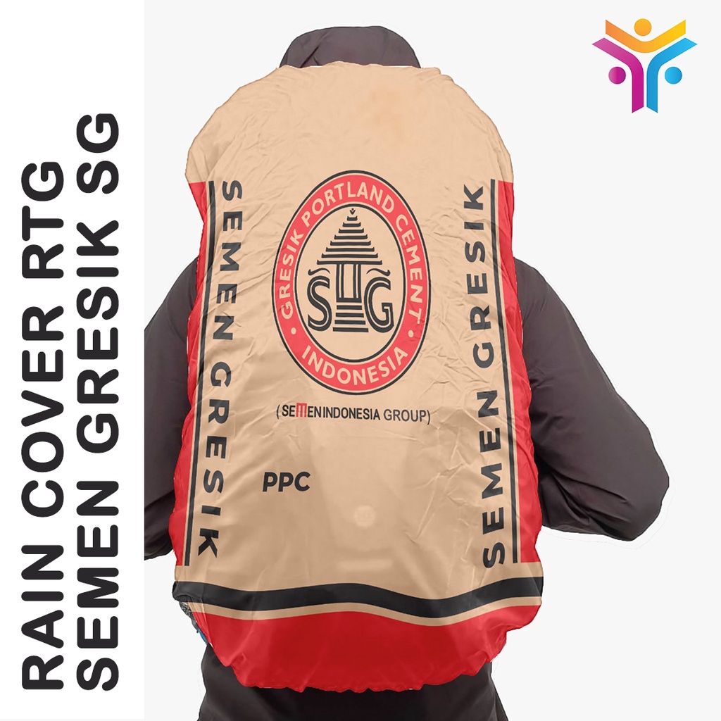 Rain Cover RTG Sarung Tas Gunung Travelling Premium Motif Unisex Pria Wanita Waterproof Murah Desain Suka Suka Semen Gresik SG