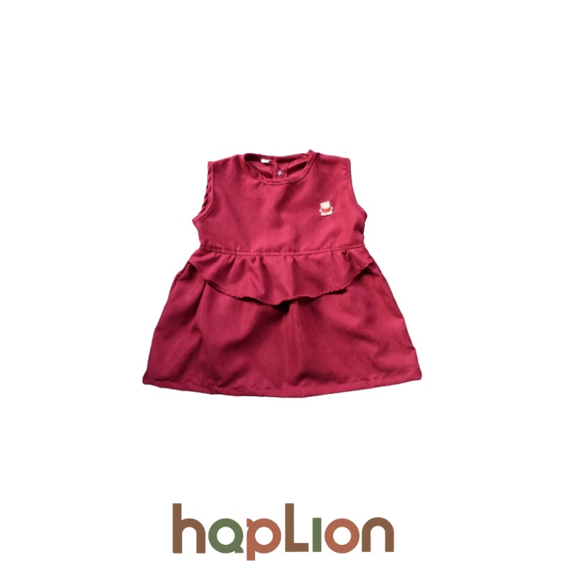 Dress Tanpa Lengan Kutung Anak Perempuan 1-3 Tahun | Haplion Kidswear