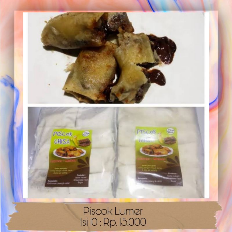 

Piscok Lumer/Pisang Coklat meleleh