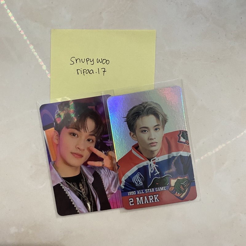 (PAIRING) pc sticker mark nct & 90’s Love gold